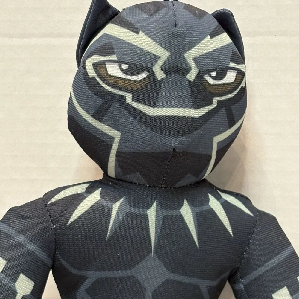 Marvel Plush Black Panther Stuffed Animal Black Gray 12” 2018